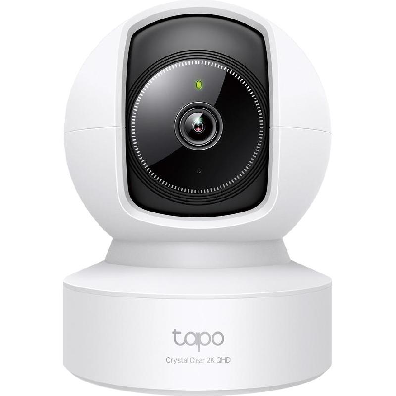 TP-Link Tapo C222 Pan & Tilt AI Home Security Wi-Fi Camera 2K QHD, Wi-Fi, Works with Amazon Alexa/Google Home, White