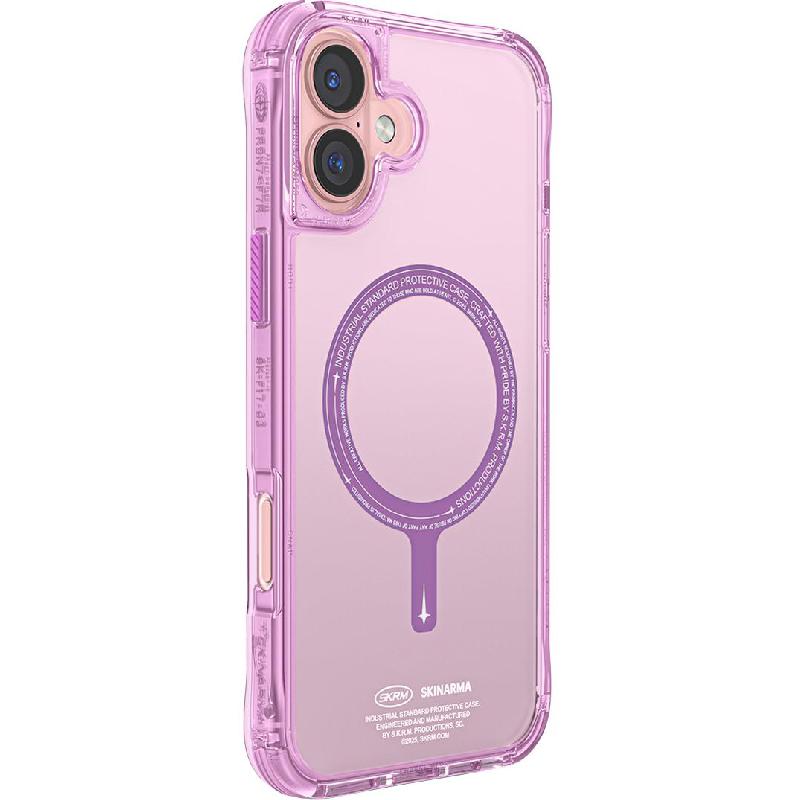 Skinarma SAIDO Back Cover Mobile Case with MagSafe, for iPhone 16, Pink