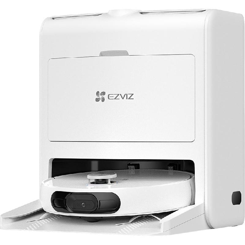 Ezviz RS2 Robot Vacuum & Mop Combo with 3K RGB Camera, Bluetooth/Wi-Fi, Works with Amazon Alexa/Google Assistant, White