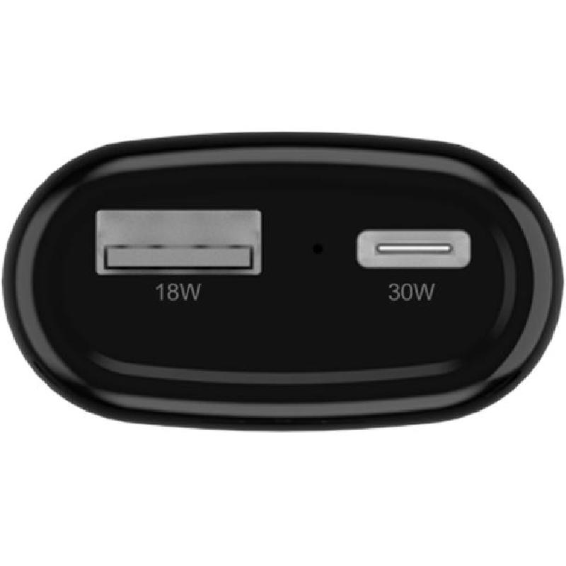 Techpick Car Charger, USB PD (Power Delivery), 48 Watts, Dual USB (USB-C (PD)/USB-A), Black — 3