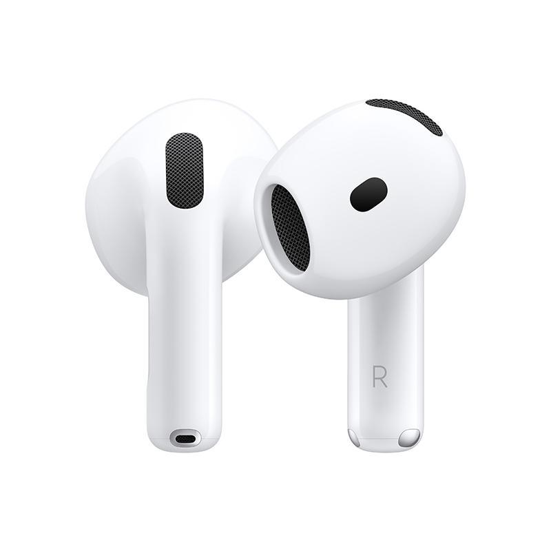 Apple AirPods 4 Earbuds, Bluetooth, USB-C, Built-in Microphone, White
