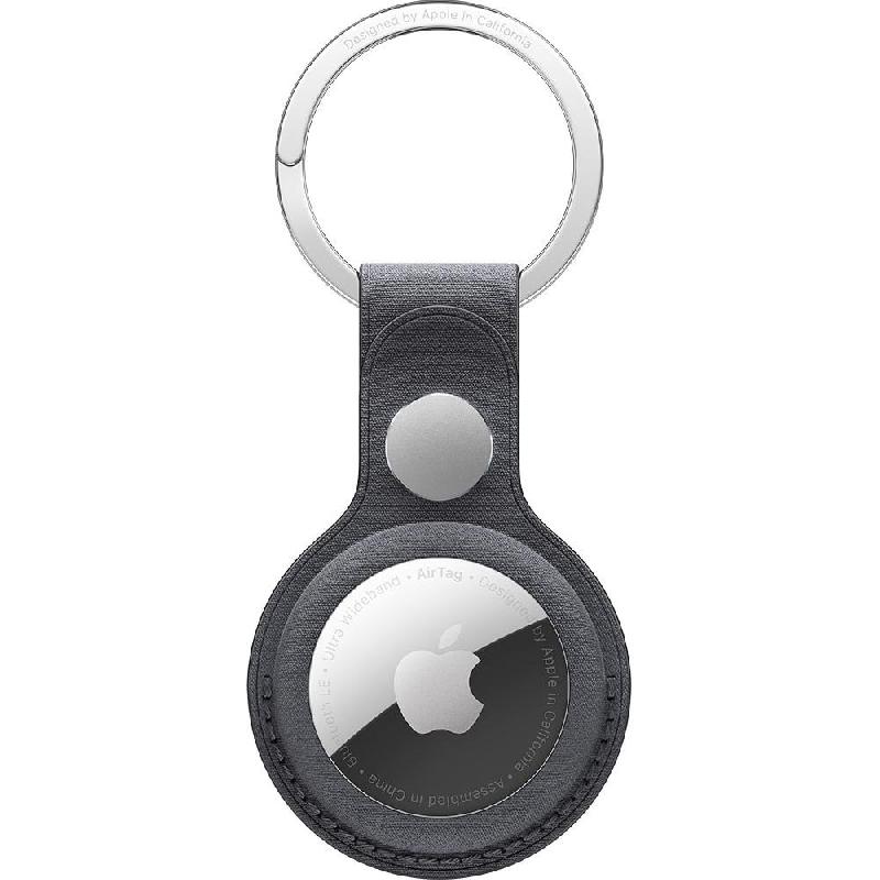 Apple FineWoven AirTag Key Ring (AirTag Not Included) Item Locator Accessory, for Apple AirTag, Black