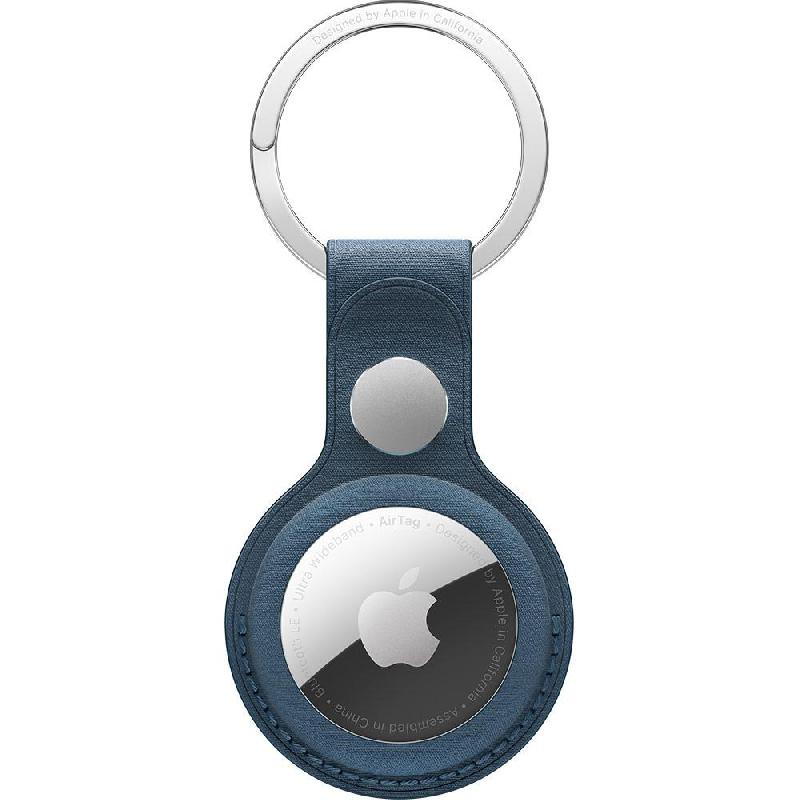 Apple FineWoven AirTag Key Ring (AirTag Not Included) Item Locator Accessory, for Apple AirTag, Deep Blue