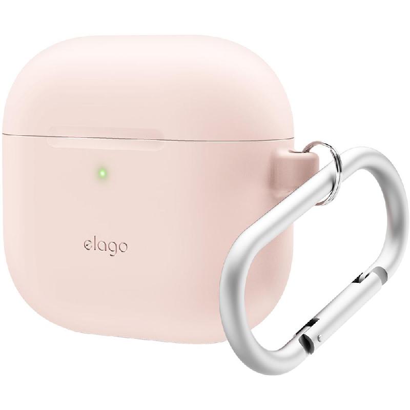 Elago Hang Earbuds Case, for Apple AirPods 4, Sand Pink