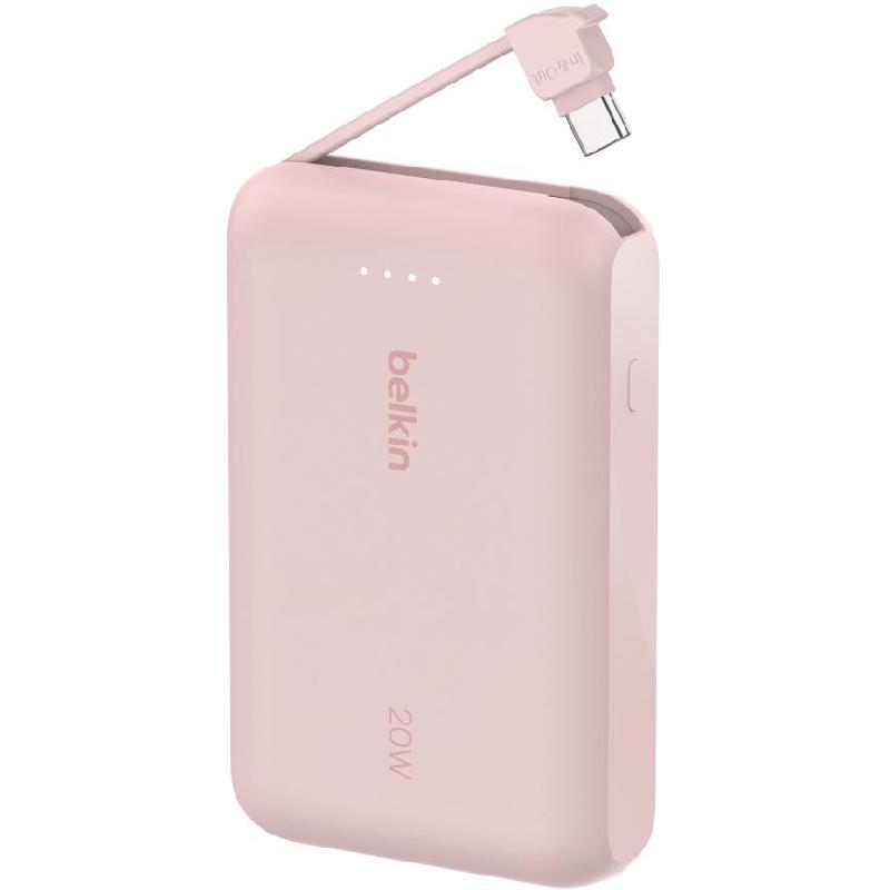 Belkin BoostCharge PD Fast Charging, 10000 mAh, Dual USB-C, Pink