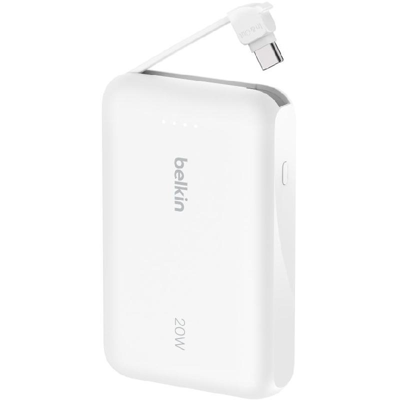 Belkin BoostCharge PD Fast Charging, 10000 mAh, Dual USB-C, White