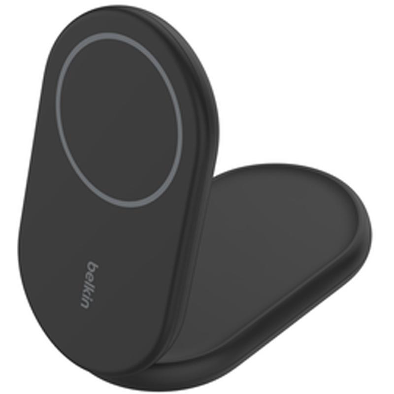 Belkin BoostCharge Wireless Charging Foldable Stand with Magnetic, Qi2, 15 Watts, Black