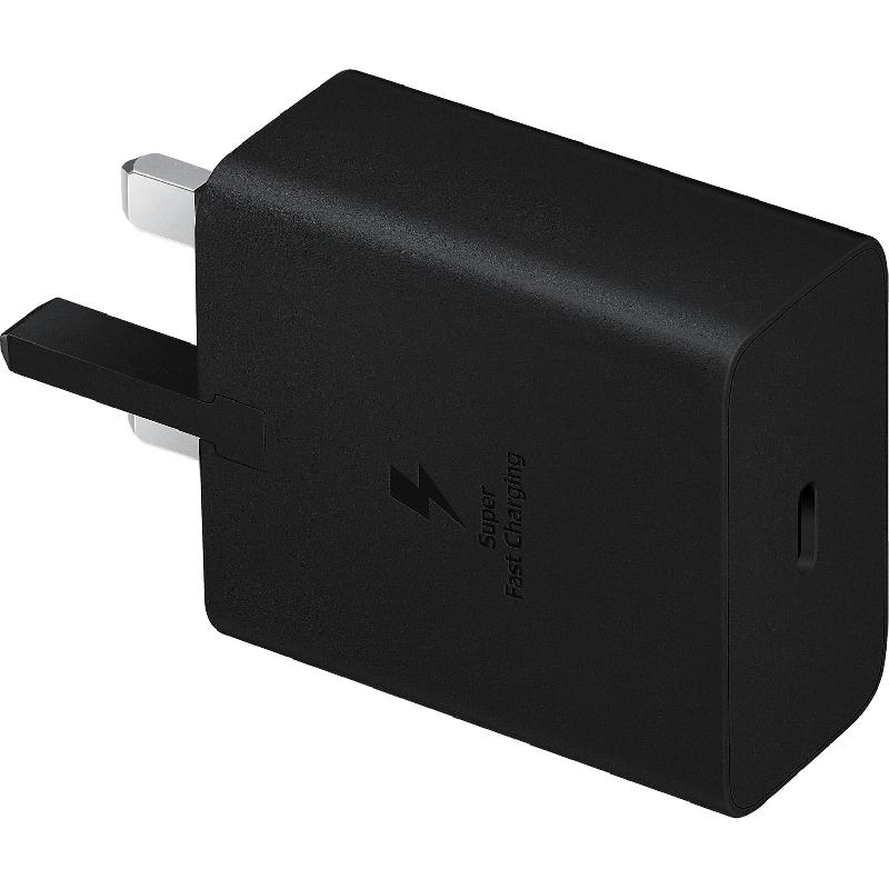 Samsung Power Adapter Super Fast Charge 2.0 PD 3.0, Super Fast Charging, 45W, Single USB-C (PD), Black