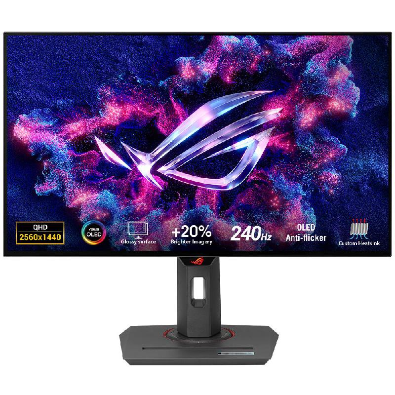 Asus ROG Strix OLED XG27AQDMG 27" Gaming Monitor, OLED, WQHD Wide Screen, 240 Hz, 0.03ms (GtG), Black