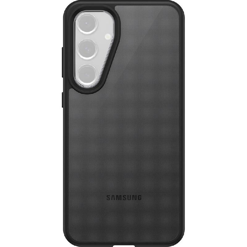 OtterBox React Back Cover Mobile Case, for Samsung Galaxy S24 FE 5G, Black Crystal