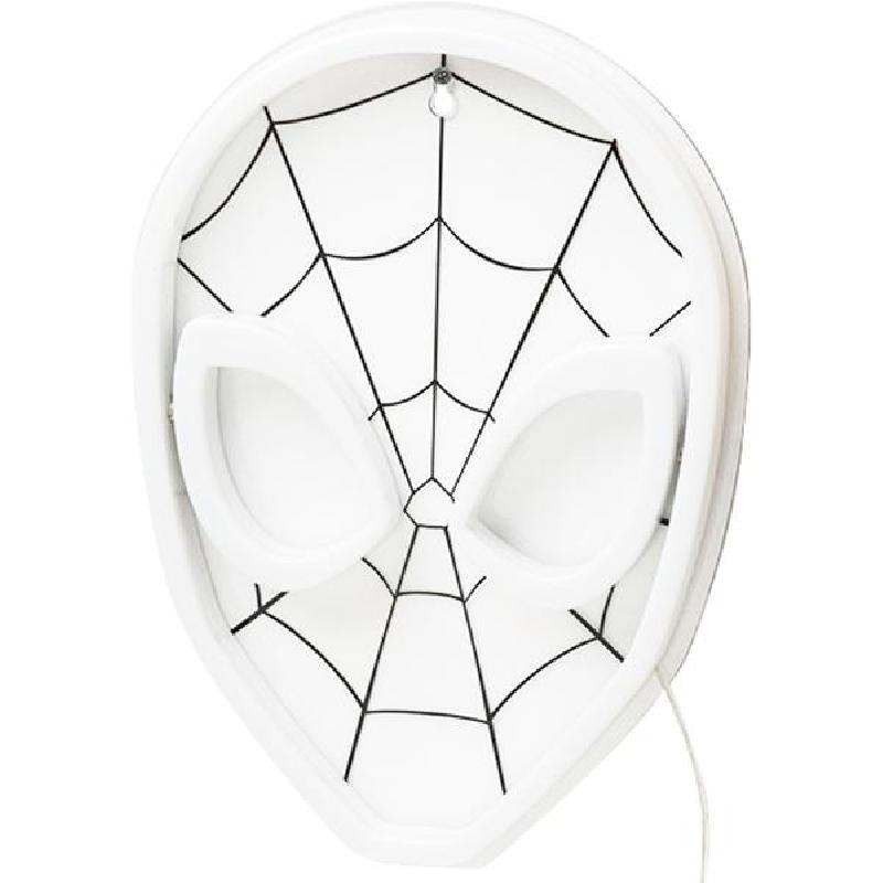 Paladone Marvel Spiderman LED Neon Light, Spiderman Logo, Clear