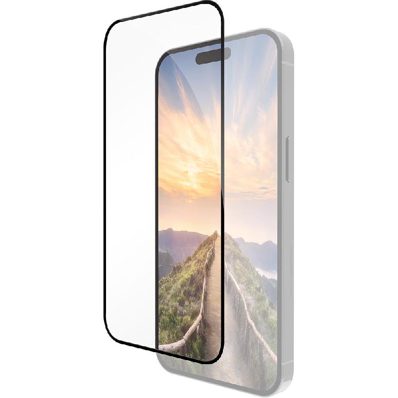 DBRAMANTE1928 Eco-shield Smartphone Screen Protector, for iPhone 16, Black Edge