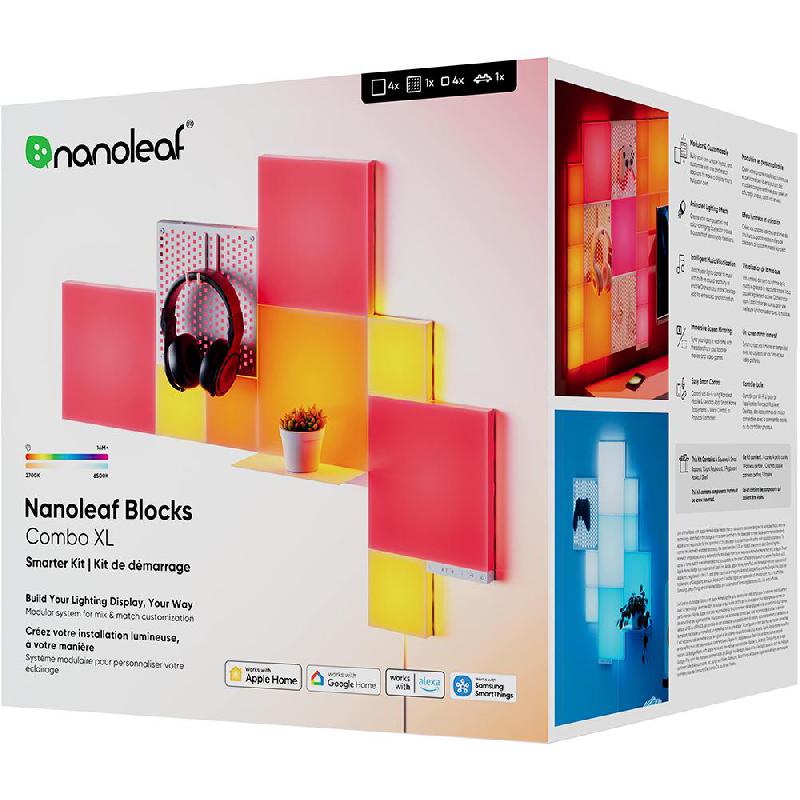 Nanoleaf Blocks Combo XL Smarter Kit, Wi-Fi, White