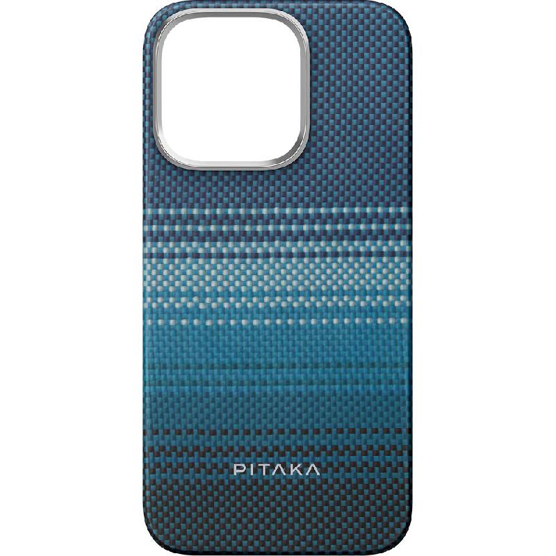 Pitaka Tactile Woven Back Cover Mobile Case with MagSafe, for iPhone 16 Pro, Moonrise