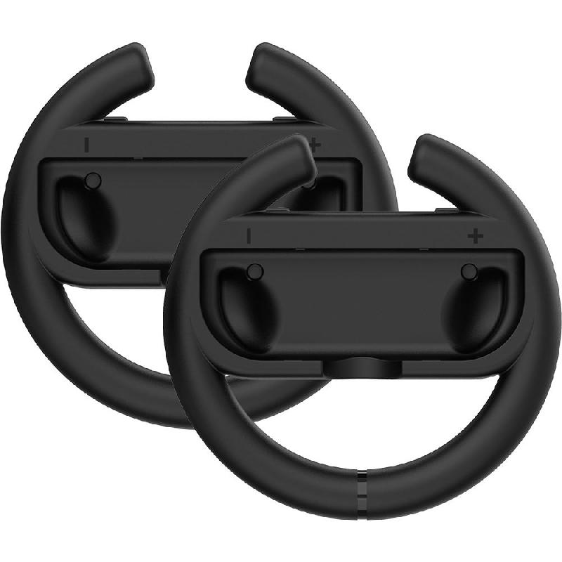 GT-COUPE Steering Wheels, Controller, for Nintendo Switch - OLED, Black