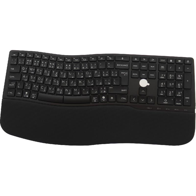 HP 680 Keyboard, Bluetooth/Wireless (2.4 GHz), for Devices with Windows/macOS, Black