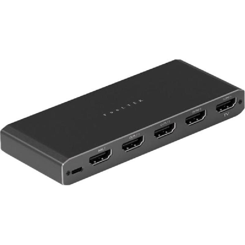 FeelTek 1X HDMI (In) to 4X HDMI (Out) Switch AV Splitter