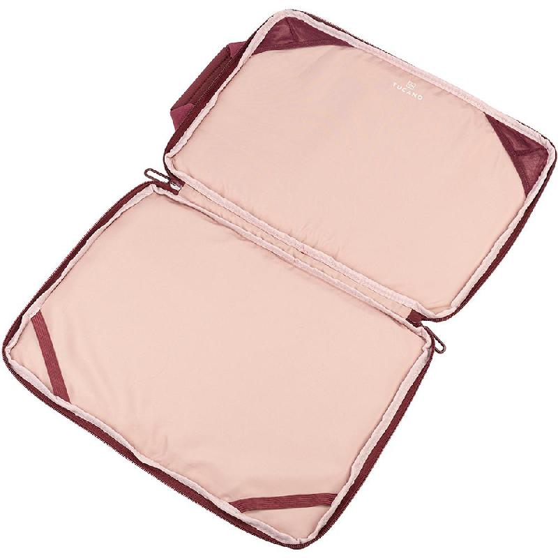 TUCANO SANDY Laptop Sleeve, for 13"/14" Screen Size, Burgundy — 3