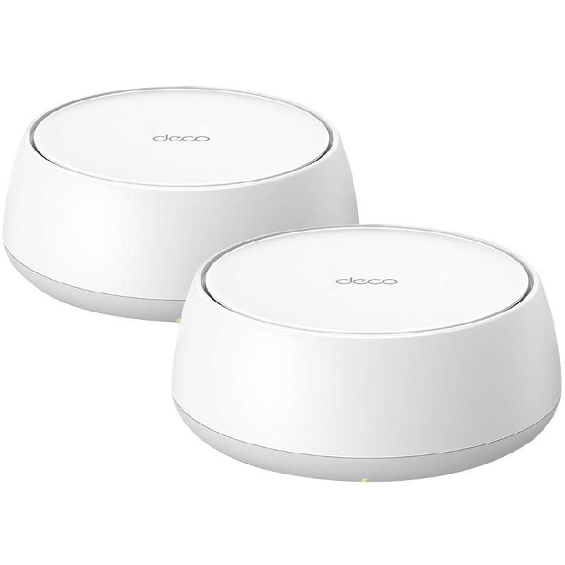 TP-Link Deco BE25 (2-pack) Whole Home Mesh Wi-Fi, 5 GHz: up to 2882 Mbps/2.4 GHz: up to 688 Mbps, up to 150 Devices, Dual Band (2.4 GHz/5 GHz), Wi-Fi 7 (802.11b/g/n/ax/be), White