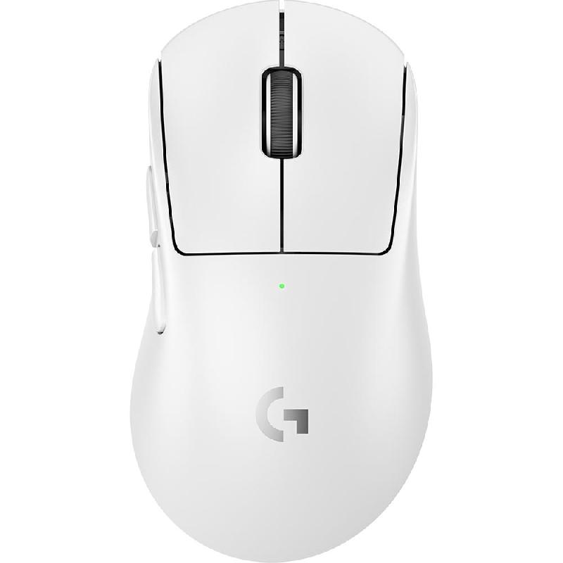 Logitech G PRO X SUPERLIGHT 2 DEX Gaming Mouse, Wireless (2.4 GHz RF), Optical, HERO 100-32000 dpi, White