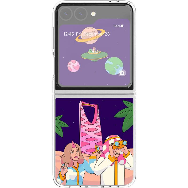 Samsung Rex Chouk - Flipsuit Back Cover Mobile Case, for Samsung Galaxy Z Flip6, Blue