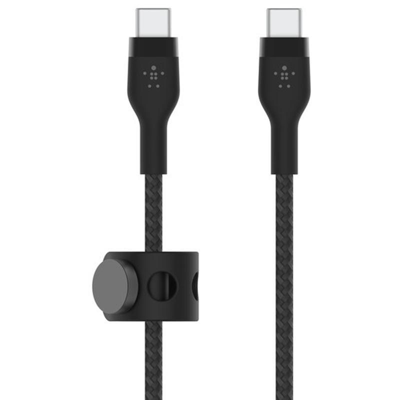 Belkin BoostCharge Pro Flex USB-C to USB-C Sync & Charge Cable, 2.00 m ( 6.56 ft ), Black
