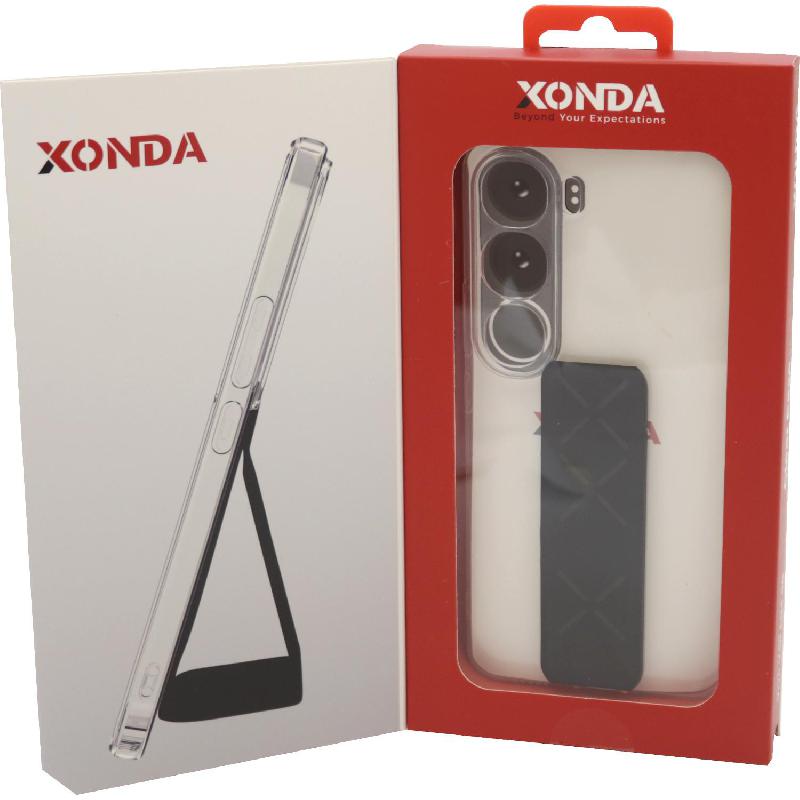 Xonda Back Cover Mobile Case with Strap, for vivo V40 Lite 5G, Clear — 2