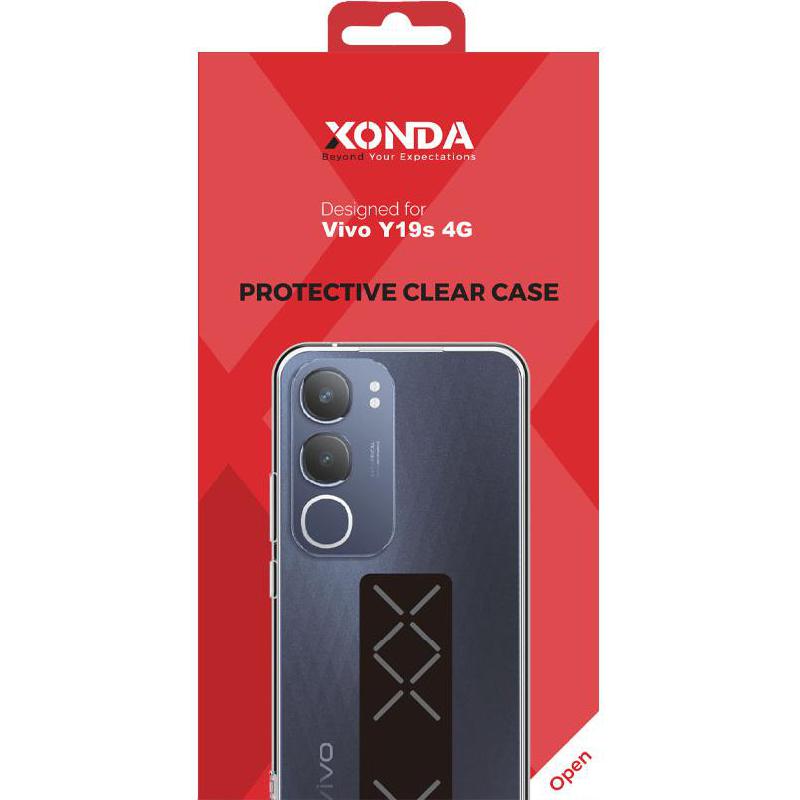 Back Cover Mobile Case with Strap, for vivo Y19s 4G, Clear