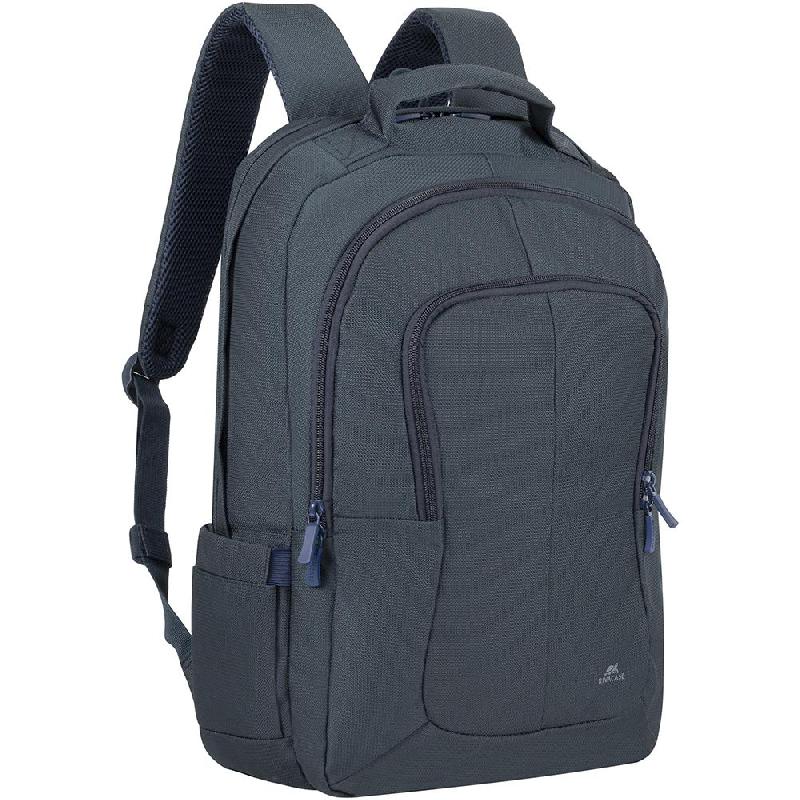Rivacase ECO Bulker Laptop Backpack, for 17.3" (Device), Dark Blue