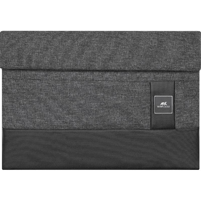 Rivacase Melange ECO Laptop Sleeve, for 13.3" Screen Size, Black