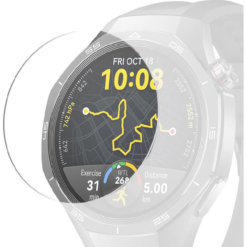 Araree Core Smartwatch Screen Protector, Perfect Fit Tempered Glass, for Huawei Watch GT 5 Pro 46