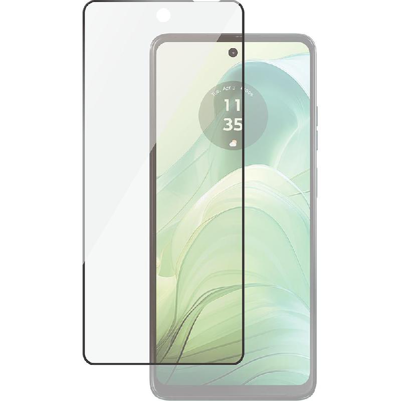 PanzerGlass SAFE Case Friendly Smartphone Screen Protector, Tempered Glass, Edge-to-Edge, Black, for Motorola moto g24 4G