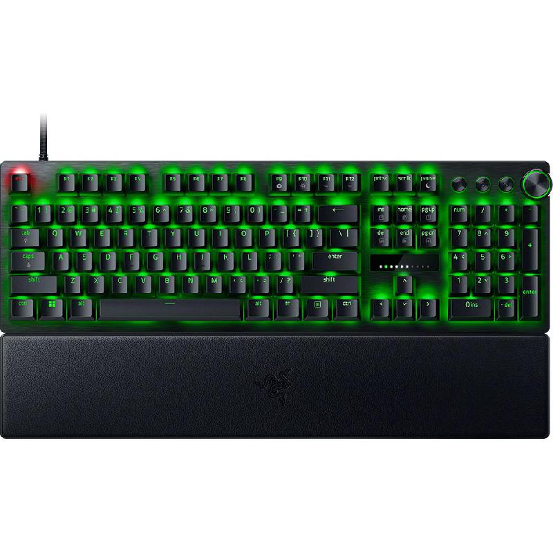 Razer Huntsman V3 Pro Analog Optical Switch Gaming Keyboard, Wired, for Laptop/Desktop Computer/Gaming Desktop Computer/CPU Windows OS, Black