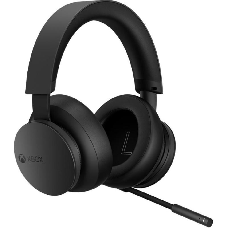 Microsoft Xbox Wireless Gaming Headset, Wireless, USB-C (Charging), Rotating Microphone, Black