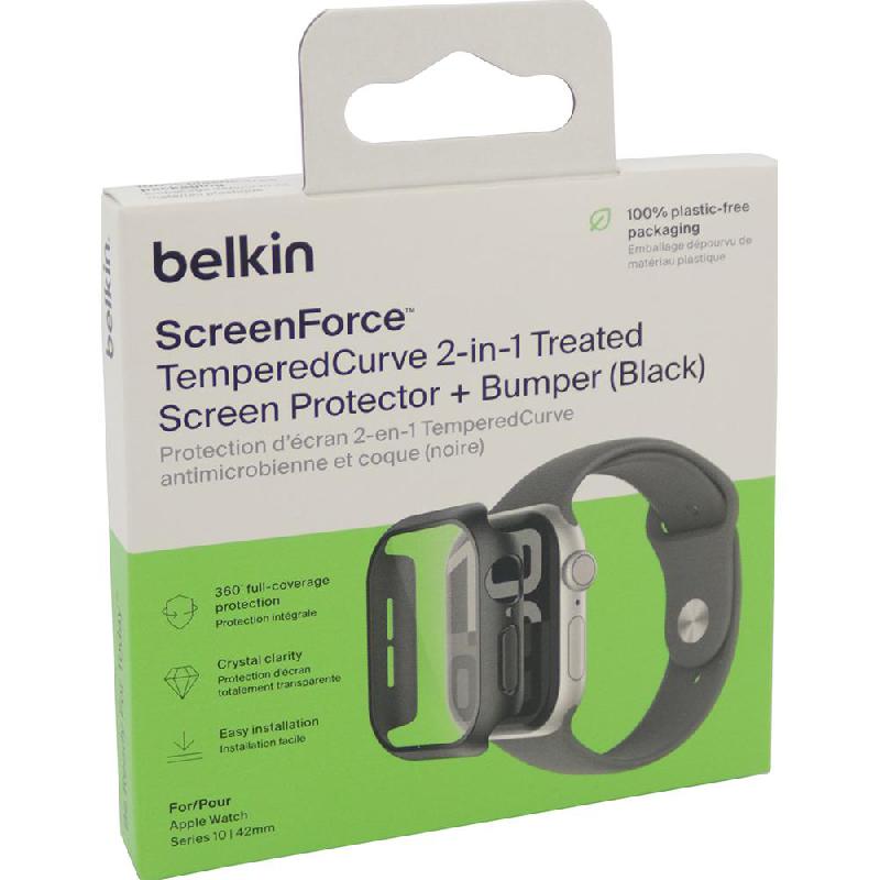Belkin Full Body Protection Smartwatch Fit Case, for Apple Watch Series 11 42/Watch Series 10 42, Black