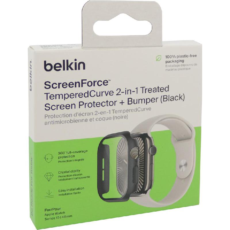 Belkin Full Body Protection Smartwatch Fit Case, for Apple Watch Series 11 46/Watch Series 10 46, Black