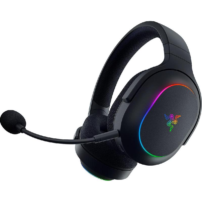 Razer Barracuda X Chroma Gaming Headset, Bluetooth/Wireless, USB-C, Unidirectional/Detachable Microphone, Black