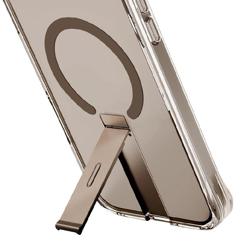 Uniq Eleva Back Cover Mobile Case with MagSafe, for iPhone 16 Pro Max, Taupe Gold — 3