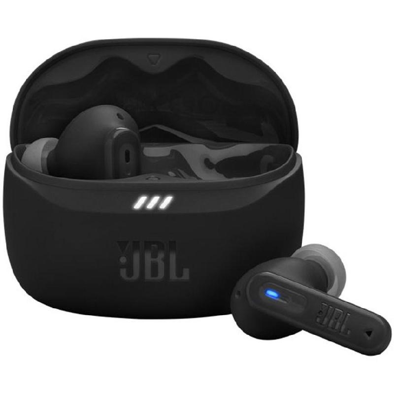 JBL Tune Beam 2 Earbuds, Adaptive Noise Cancelling, Bluetooth, USB-C (Charging), Built-in Microphone, Black