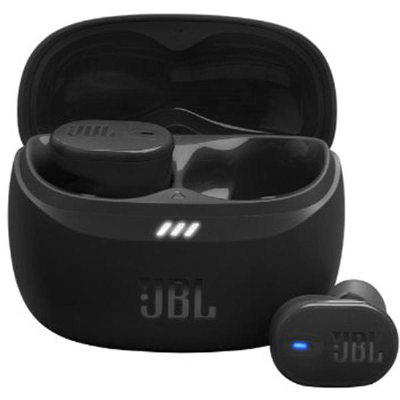 JBL Tune Buds 2 Earbuds, Adaptive Noise Cancelling, Bluetooth, USB-C (Charging), Built-in Microphone, Black