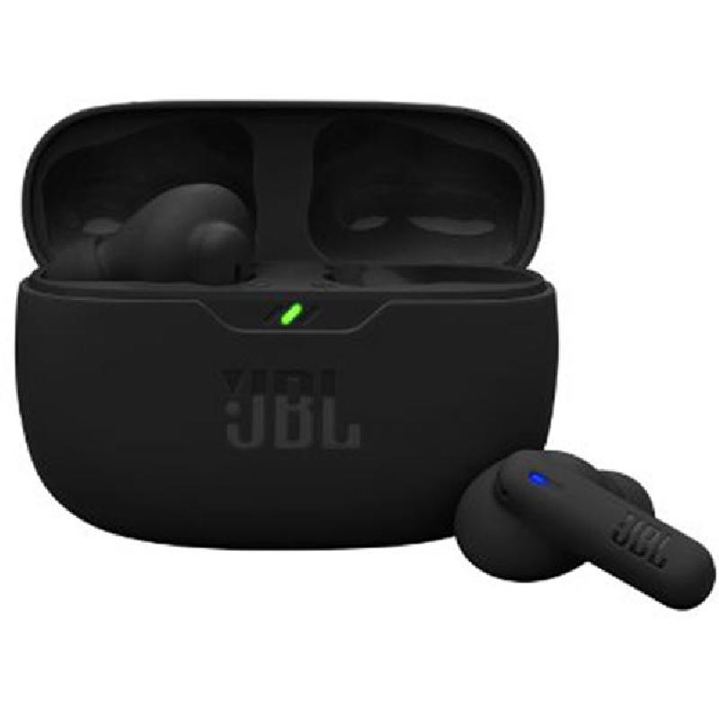 JBL Wave Beam 2 Earbuds, Active Noise Cancelling, Bluetooth, USB-C (Charging), Built-in Microphone, Black