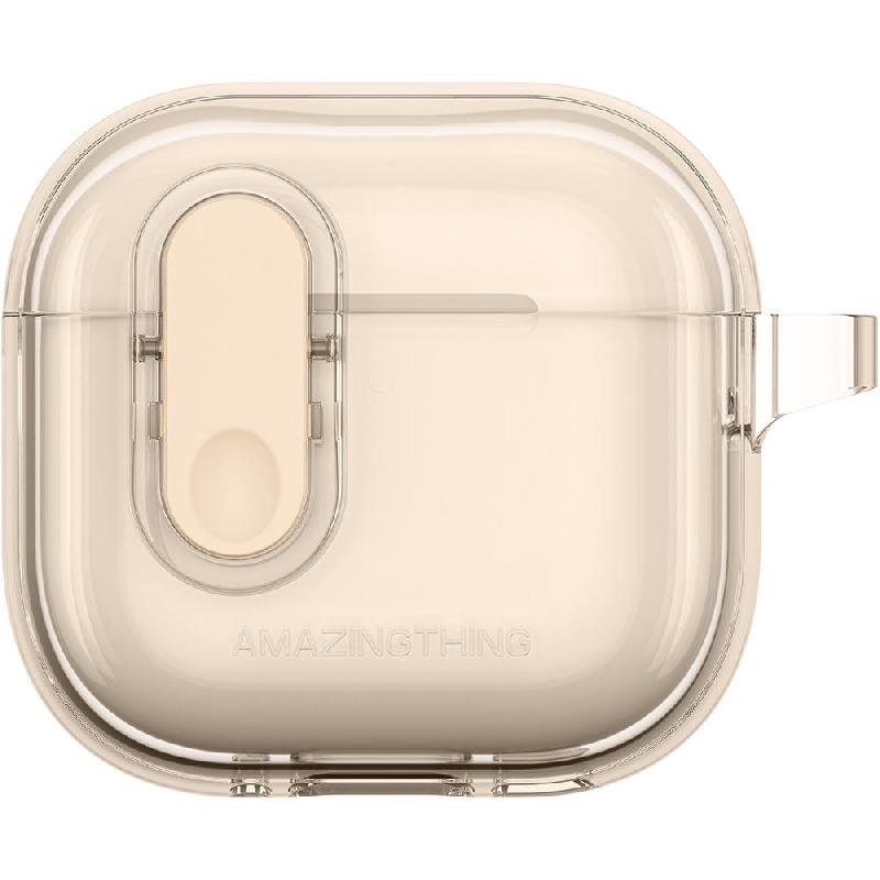 Amazing Thing MINIMAL Earbuds Case, for Apple AirPods 4, Desert 