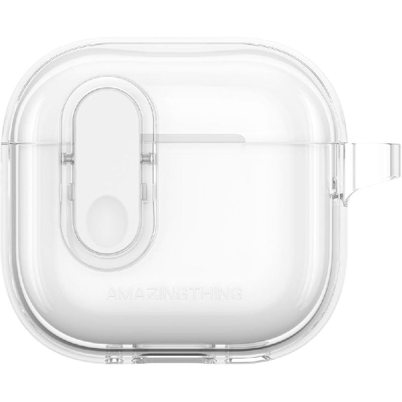 Amazing Thing MINIMAL Earbuds Case, for Apple AirPods 4, Clear