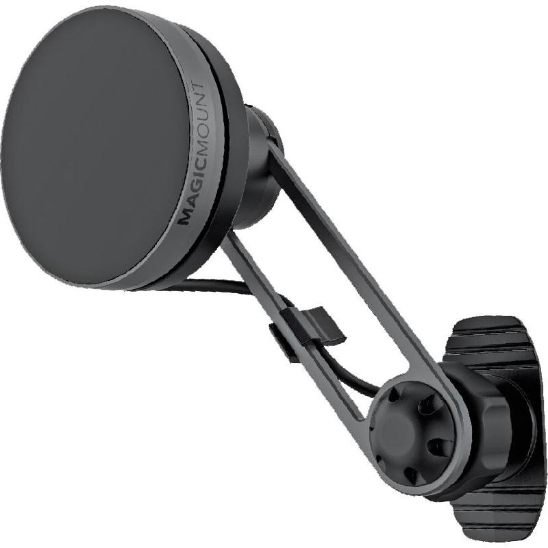 Scosche MagicMount Charge Elite 3-in-1 Magnetic Wireless Charging Phone Mount Smartphone Car Accessory, Universal, for Most Devices, Black/Grey