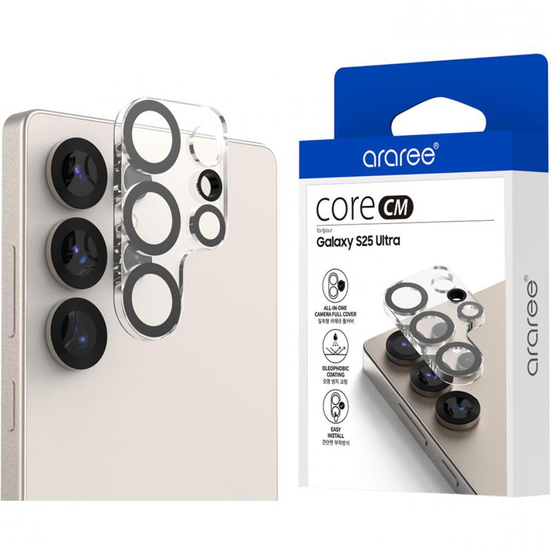Araree Core CM Smartphone Screen Protector, Camera Full Cover, for Samsung Galaxy S25 Ultra