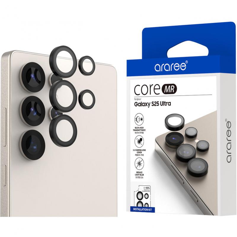 Araree Core MR Smartphone Screen Protector, Aluminum Metal Frame, for Samsung Galaxy S25 Ultra