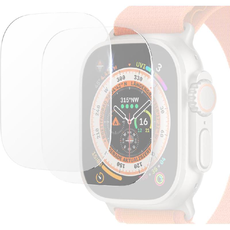 Araree Core Smartwatch Screen Protector, for Apple Watch Ultra 3/Watch Ultra 2/Watch Ultra, Glass, 2 Pack