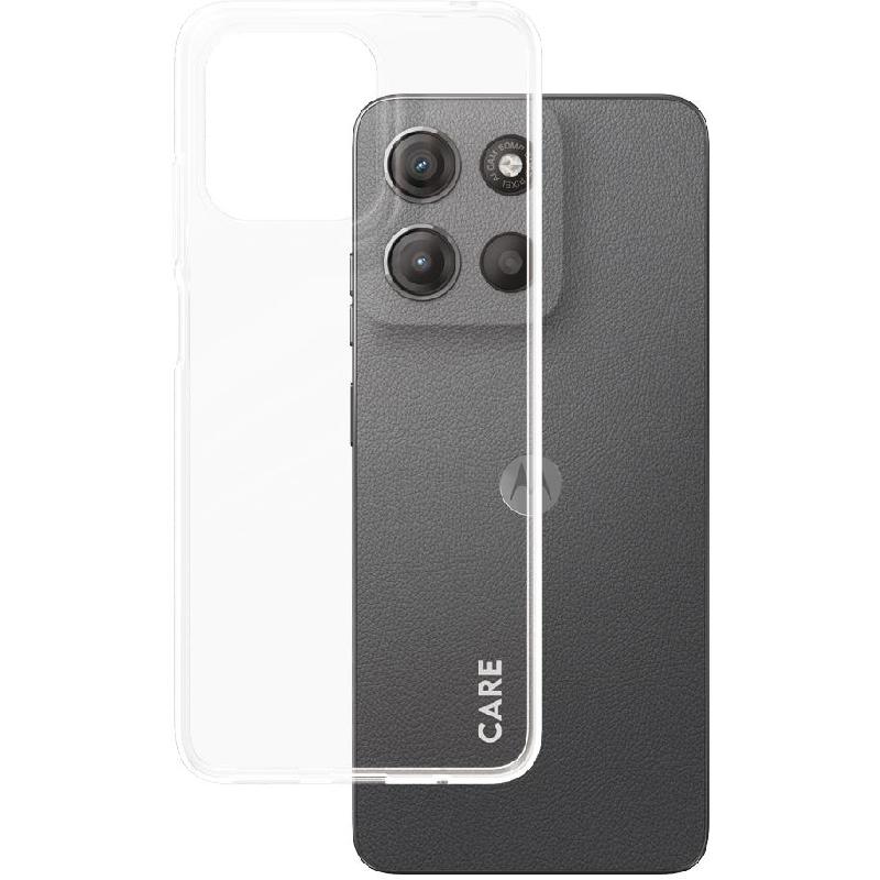 PanzerGlass X-ray Soft Back Cover Mobile Case, for Motorola moto g15, Clear