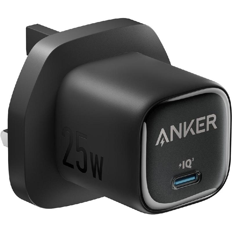 Anker Charger 25W, PowerIQ 3.0, 25 Watts, Single USB-C, Black