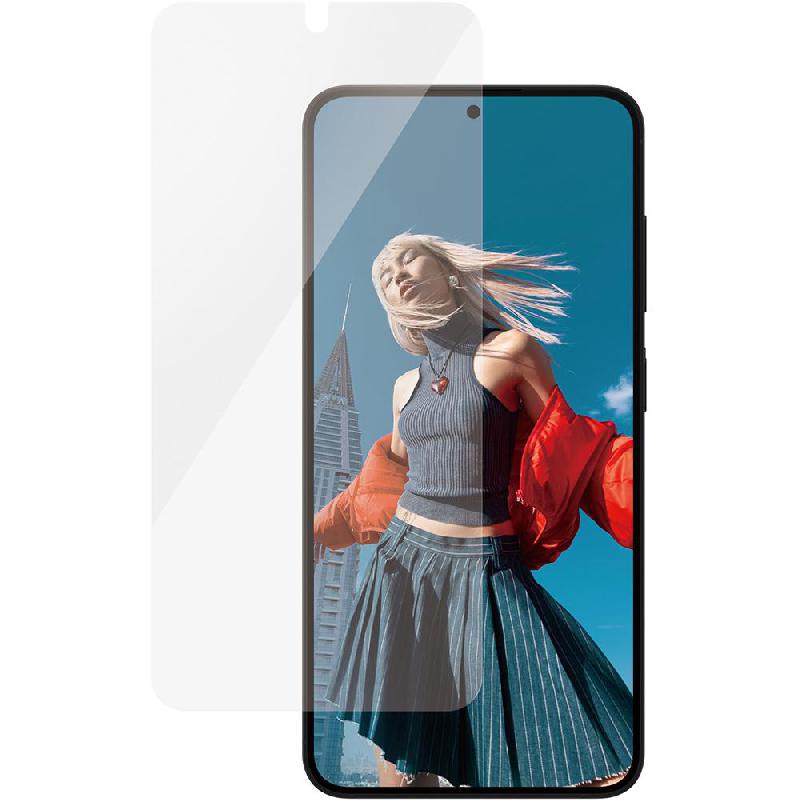 PanzerGlass Ceramic Ultra-Wide Fit Smartphone Screen Protector, Tempered Glass, Clear, for Samsung Galaxy S25